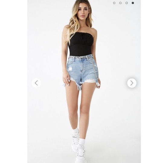 Áo ống Ribbed Tube Top F21 VNXK