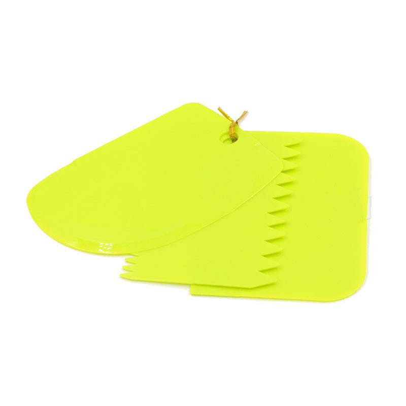 Set 3 miếng nhựa phết kem cho bánh tạo vân trang trí