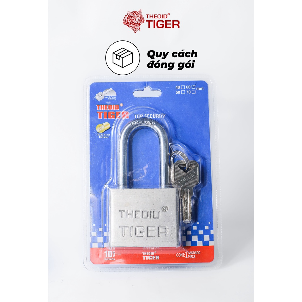 Ổ Khoá Cửa Cầu Dài Theoid Tiger sử dụng khoá cửa nhà và các loại tủ đồ dùng - Bảo hành 1 đổi 1