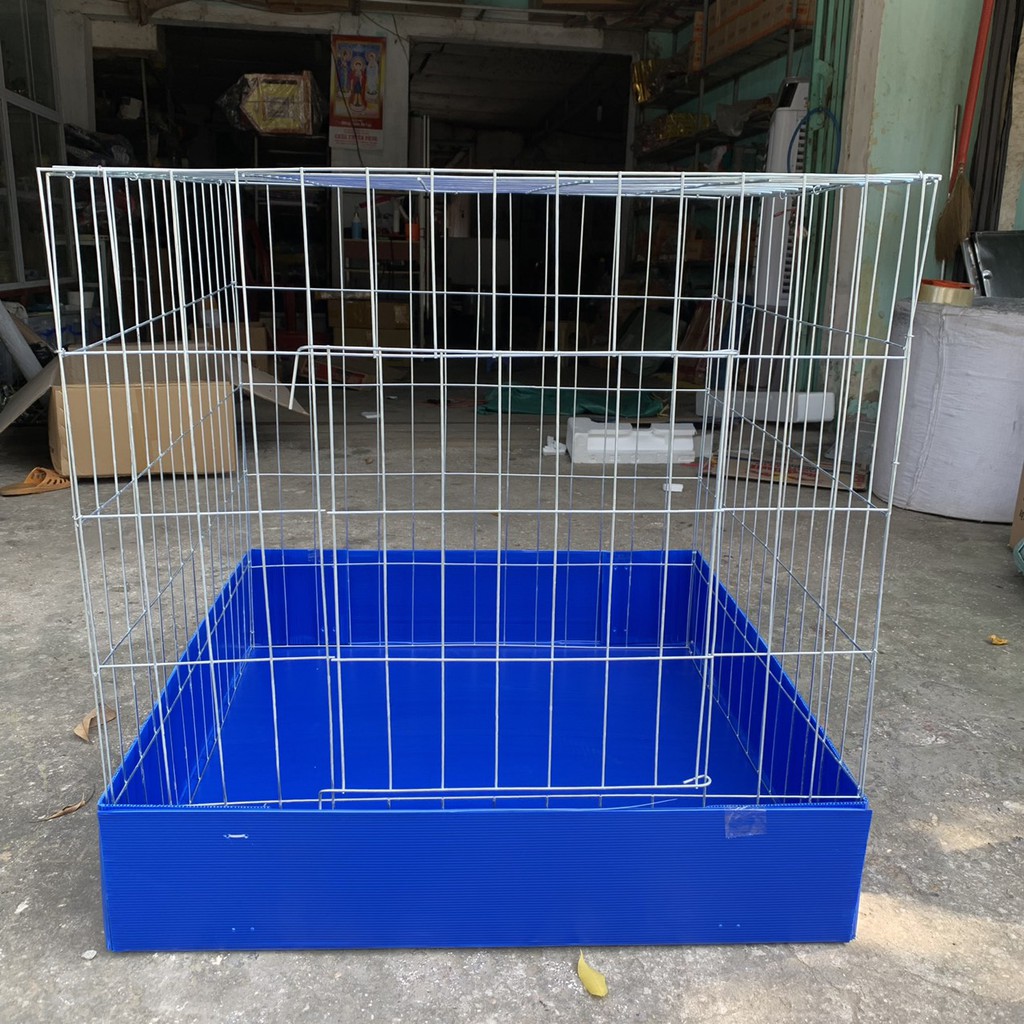 Lồng Nuôi Gà Chọi, Gà Tre ⚡ HÀNG ĐẸP⚡ Chuồng Gà Loại 1m x 1m x 1m Kèm Khay Nhựa