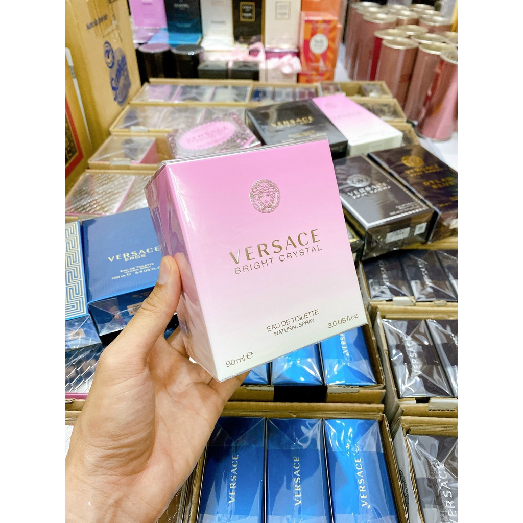 Nước Hoa Versace Nữ, Versace Eros 100ML, Bright Crystal 90ML, Nước Hoa Versace Chính Hãng