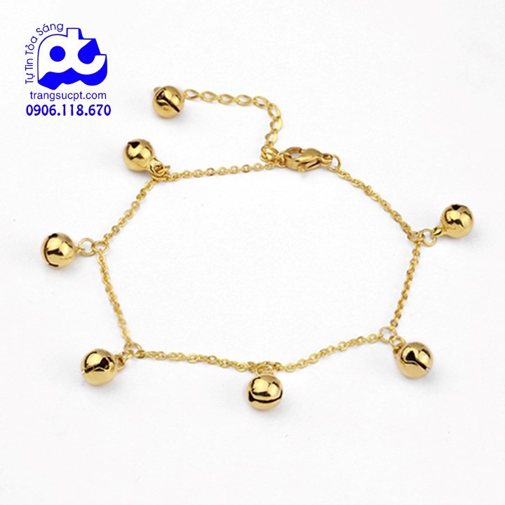 Lắc chân nữ titan cao cấp sang trọng phong cách hàn quốc cao cấp không đen - BB_LC_35