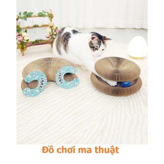 Đồ chơi ma thuật cào móng, đổi hình cho mèo