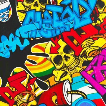 Màng In Chuyển Nước Vân Họa Tiết Đầu Lâu 2 Mét Vuông ( 0.5mx4m)