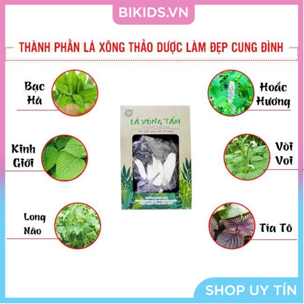 Lá xông tắm thảo dược Cung Đình (sau sinh)