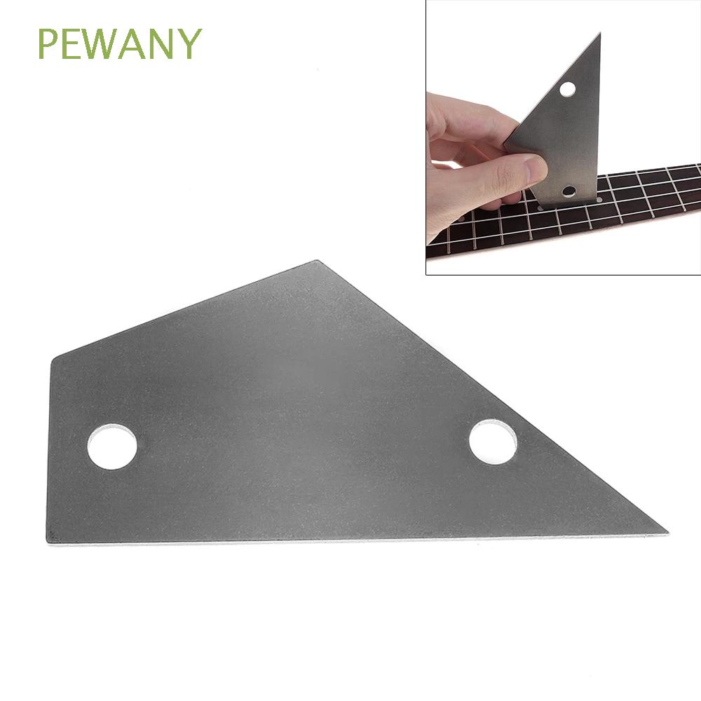 PEWANY Portable Fret Leveling Ruler Metal Fret Leveling Tools Level Luthier Tool Durable Guitar Accessories Guitar Bass for Acoustic Guitar Stringed Instruments Guitar Parts Stainless Steel/Multicolor