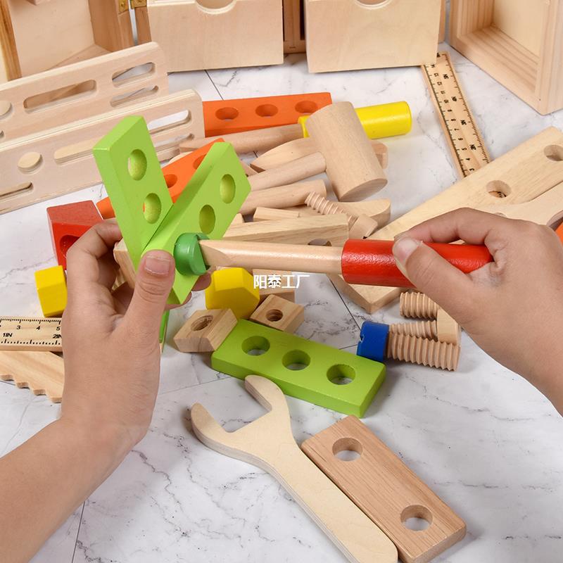 Hộp Dụng Cụ Kỹ Sư Cơ Khí Bằng Gỗ Cao Cấp Cho Bé