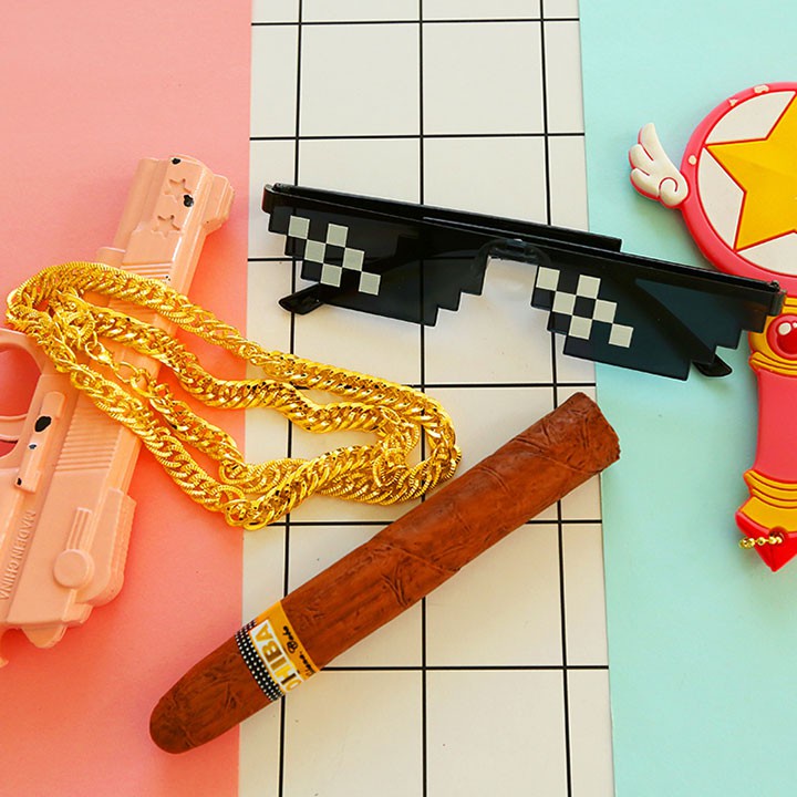 Mắt kính thời trang form dẹt hot trend phong cách Ulzzang