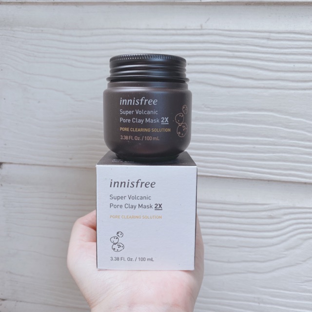 (Mẫu mới) Mặt nạ đất sét Super Volcanic Pore Clay Mask Innisfree