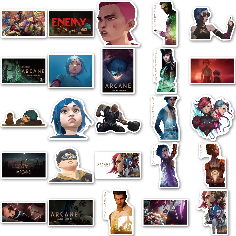 Bộ 10/30/50 Miếng Dán Chống Thấm Nước Hình Nhân Vật Game League of Legends