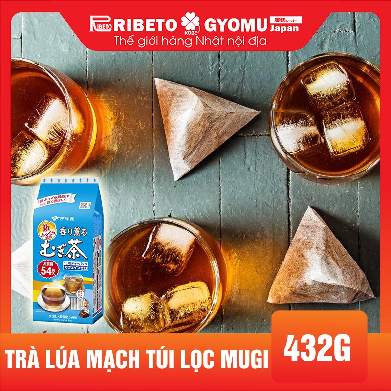 Trà lúa mạch túi lọc Mugi Nhật Bản 54 gói