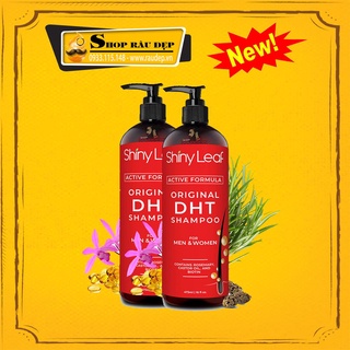  Dầu Gội DHT Blocker Shiny Leaf Active Formula  Mỹ - 473ml - Combo 2 chai