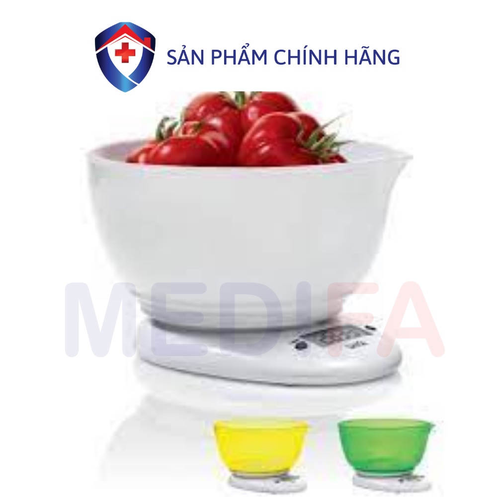 [Chính hãng] Cân nhà bếp điện tử Laica KS 1016, vỏ nhựa ABS chất lượng cao, có khay rời, chức năng trừ bì, cân tối thiểu