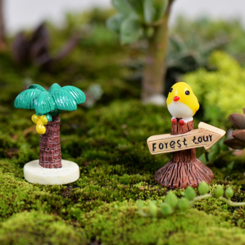 1 Đồ trang trí Gốc Cây Mini Trang Trí Sân Vườn