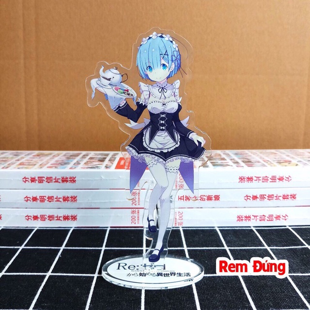 Tượng mô hình anime re:ramrem, standee ramrem