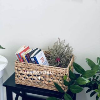 Sọt đựng đồ đan lục bình chữ nhật