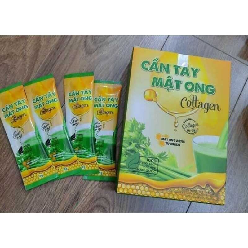 [5 hộp tặng bình nước] Cần tây mật ong giảm cân, mẫu mới thêm collagen chính hãng 100% | BigBuy360 - bigbuy360.vn