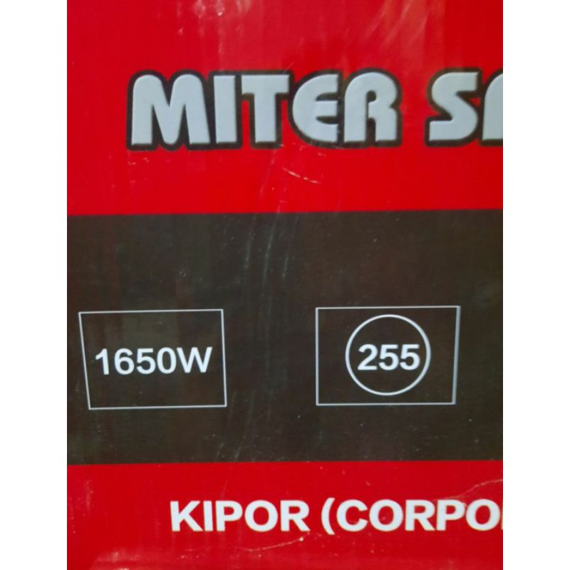Máy cắt nhôm Kipor KP255C5, tặng kèm 1 lưỡi cắt gỗ, cam kết chính hãng