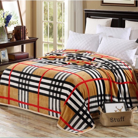 Chăn nhung, Chăn Muji Nhung Tuyết Cao Cấp, Siêu Nhẹ, Siêu Ấm - Hàng đẹp - Kích Thước 1m8x2m, Không rụng lông, mềm mại