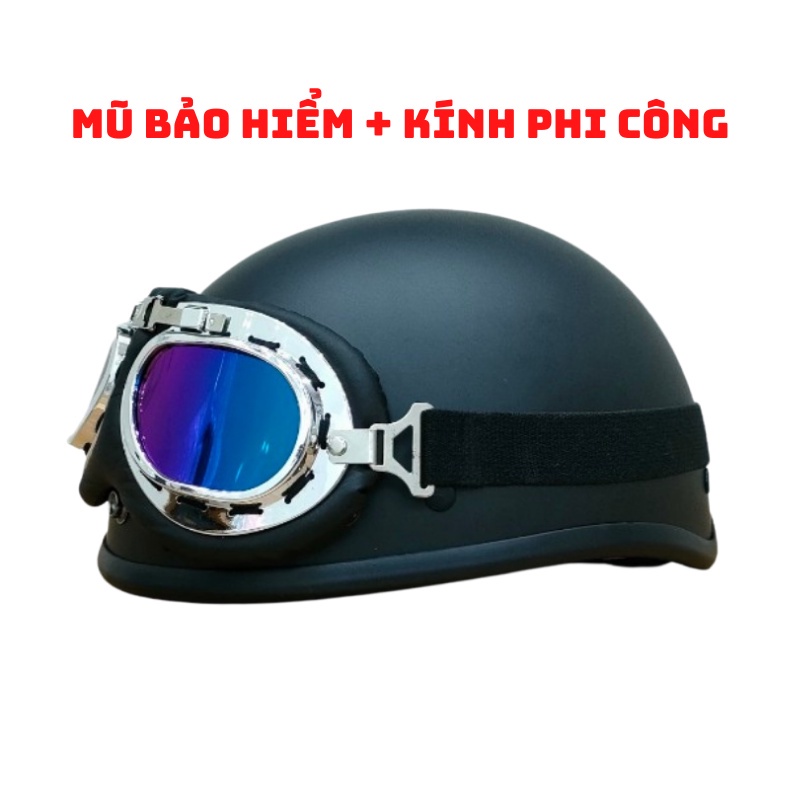 Mũ Bảo Hiểm Nửa Đầu 1/2 HESA Cao Cấp Nhiều Màu Hàng Chính Hãng Bảo Hành 12 Tháng