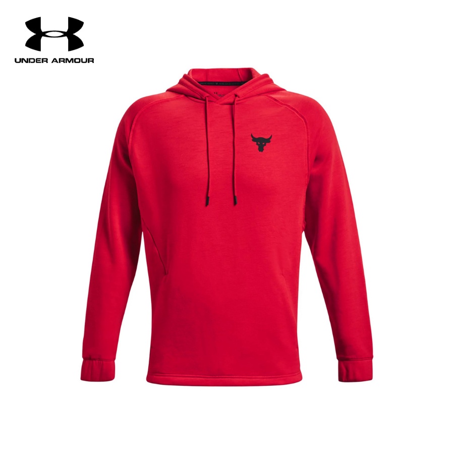 Áo khoác hoodie tay dài có nón thể thao nam Under Armour Project Rock Charged Cotton® Fleece - 1367033-600