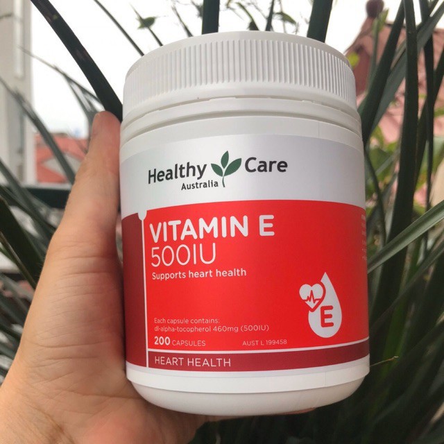 Viên uống Healthy Care Vitamin E 500IU của Úc 200 viên