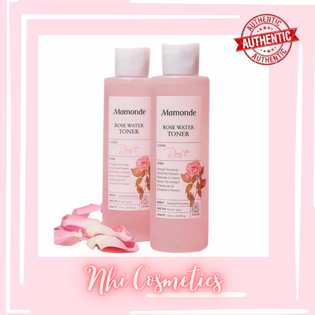 TONER MAMONDE HOA HỒNG ROSE WATER TONER