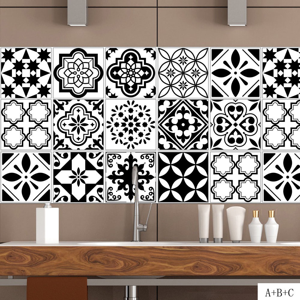 Decal dán tường hoạ tiết cổ điển