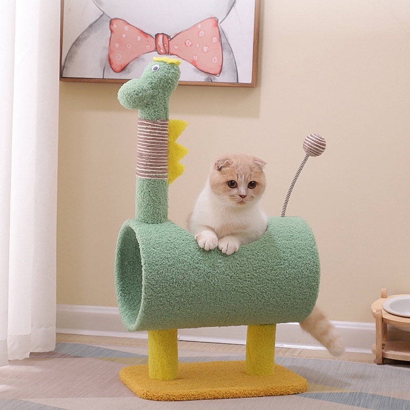 Cây cào móng hình khủng long/ cattree cho mèo khủng long BECHON