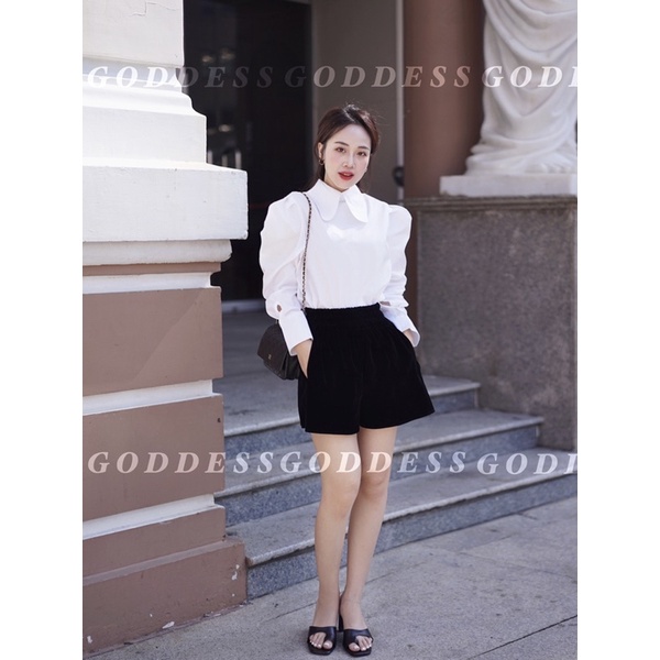 Áo sơ mi cổ sen