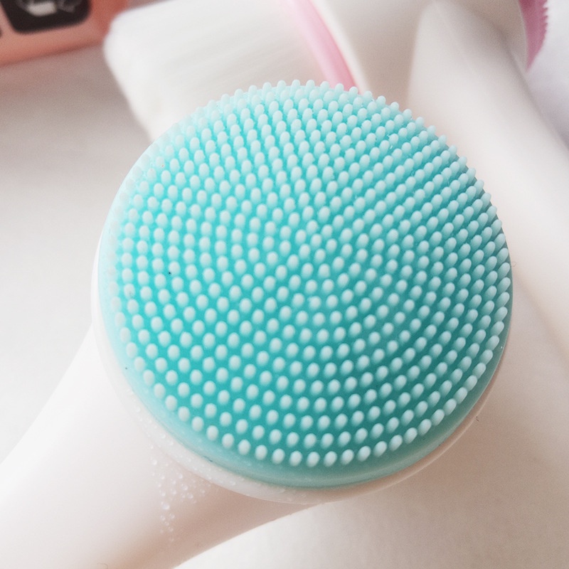 Cọ rửa mặt GDTIMA bằng silicon lông mềm thiết kế hai mặt làm sạch sâu lỗ chân lông hiệu quả