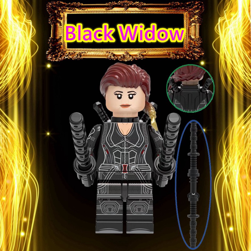 Bộ Lắp Ghép Lego Nhân Vật Black Widow Captain Of Ussr