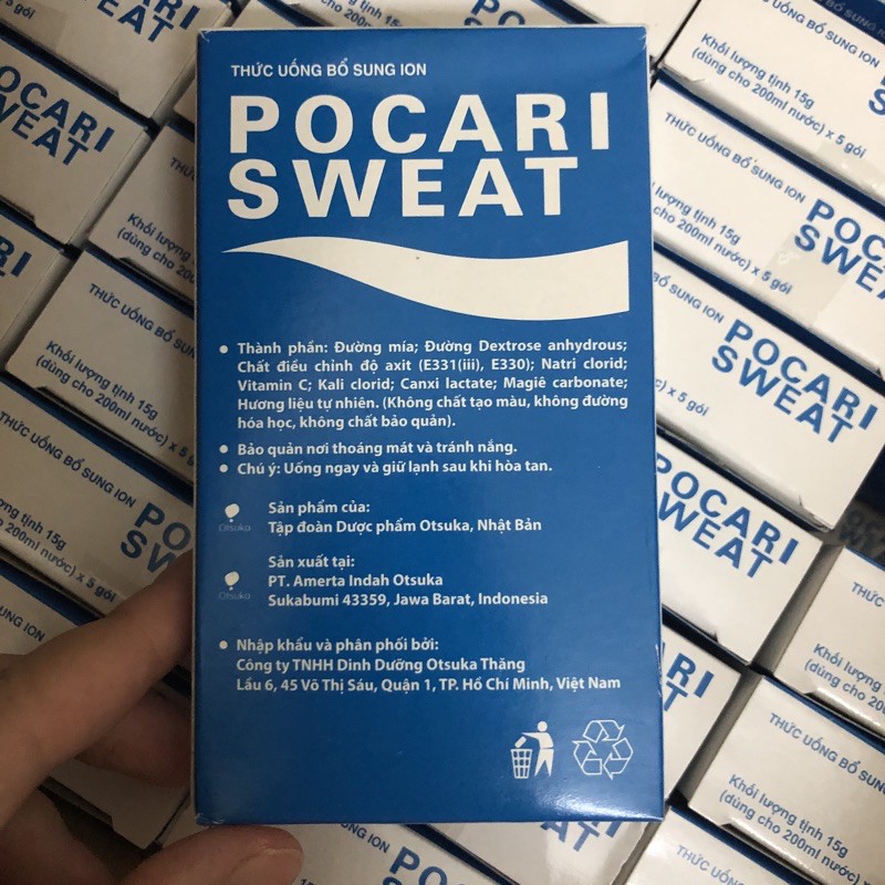 Bột Pocari Sweat pha nước bổ sung ion điện giải