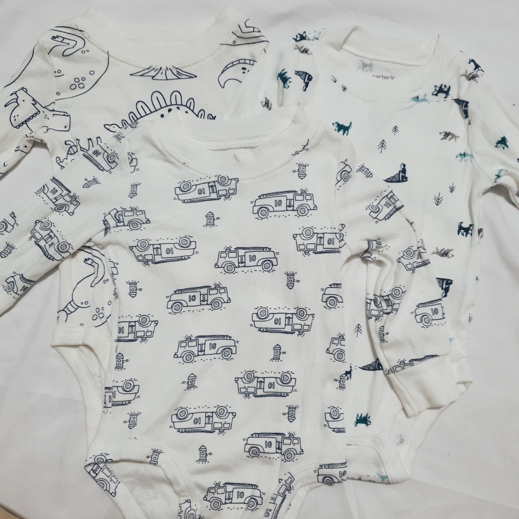 [Chọn mẫu- 6m] Body chip dài tay cho bé trai bé gái hãng xuất dư xịn chất cotton mềm mại thoáng mát