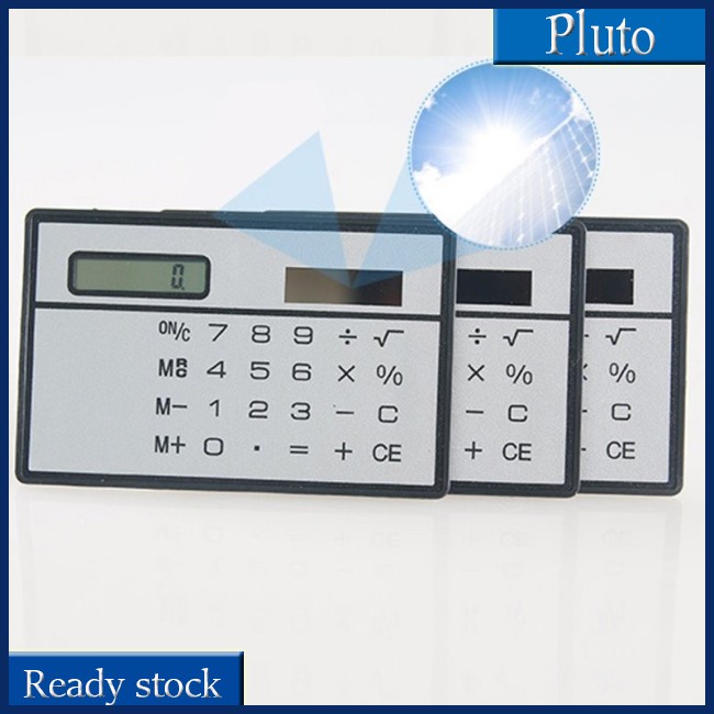 Mới Máy Tính Năng Lượng Mặt Trời Cầm Tay Mini Bỏ Túi