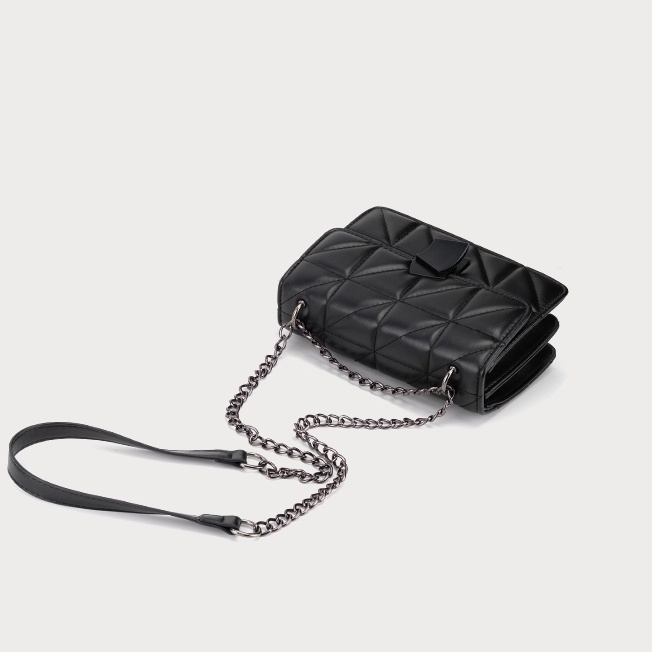 🌸Hàng Order🌸 Túi Xách Nữ CEEKAY Kẻ Lưới Nắp Cài Quai Da Phối Xích Sang Chảnh Nữ Tính 🌸Hàng Quảng Châu