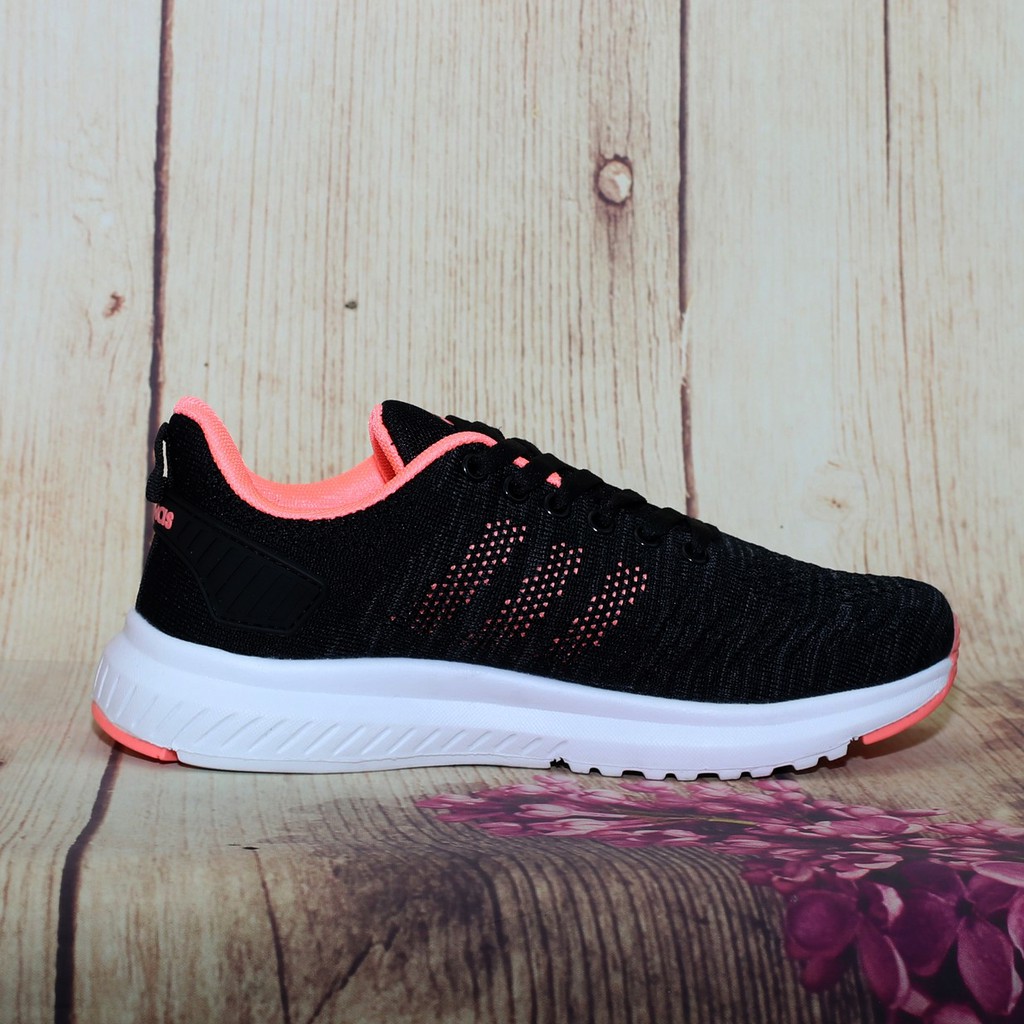 Giày thể thao thời trang nữ đen cam T114 | BigBuy360 - bigbuy360.vn