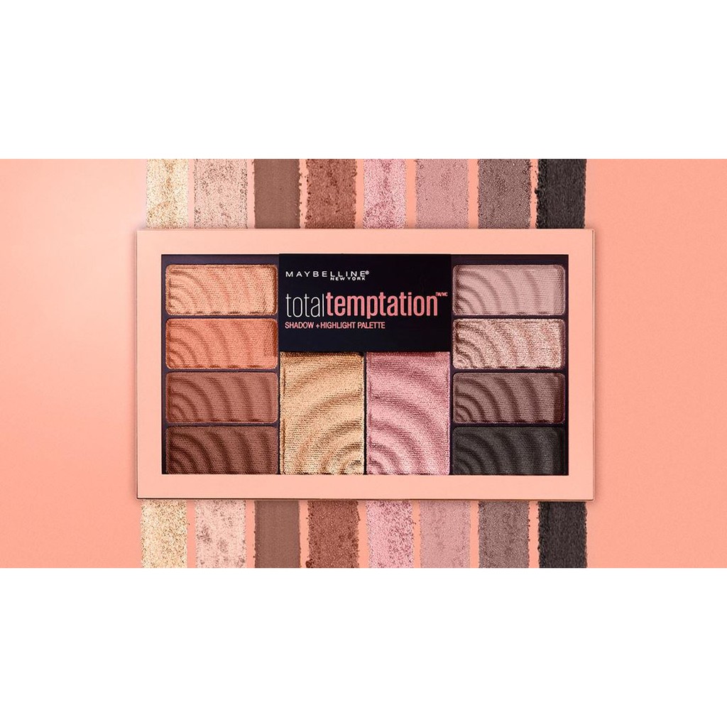 Phấn mắt và highlight Maybelline Total Temptation Eyeshadow & Highlight Palette