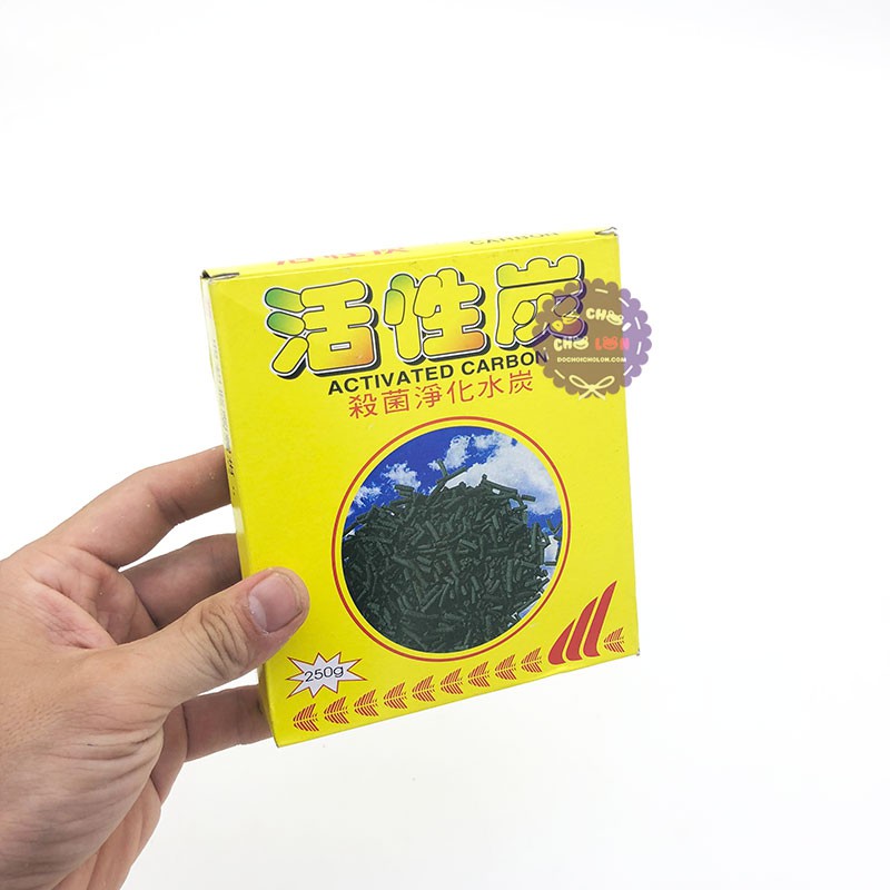 Than hoạt tính 250g lọc nước hồ cá Activated Carbon