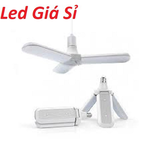 Bóng đèn led hình 3 cánh quạt siêu sáng 45W - bảo hành 1 năm