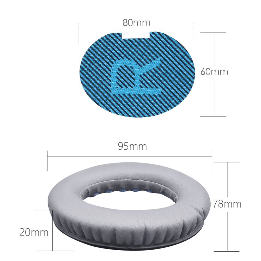 Đệm Tai Nghe Thay Thế Chuyên Nghiệp Cho Bose QuietComfort 35 (QC35) QC35 II 15 QC15 QC25 QC2 / Ae2 Ae2i Ae2w Soundtre