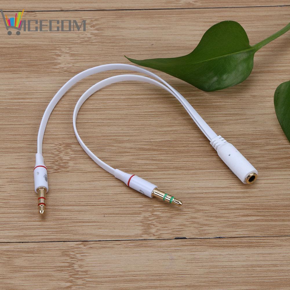 Cáp Chuyển Đổi Tai Nghe 1 Sang 2 Jack 3.5mm