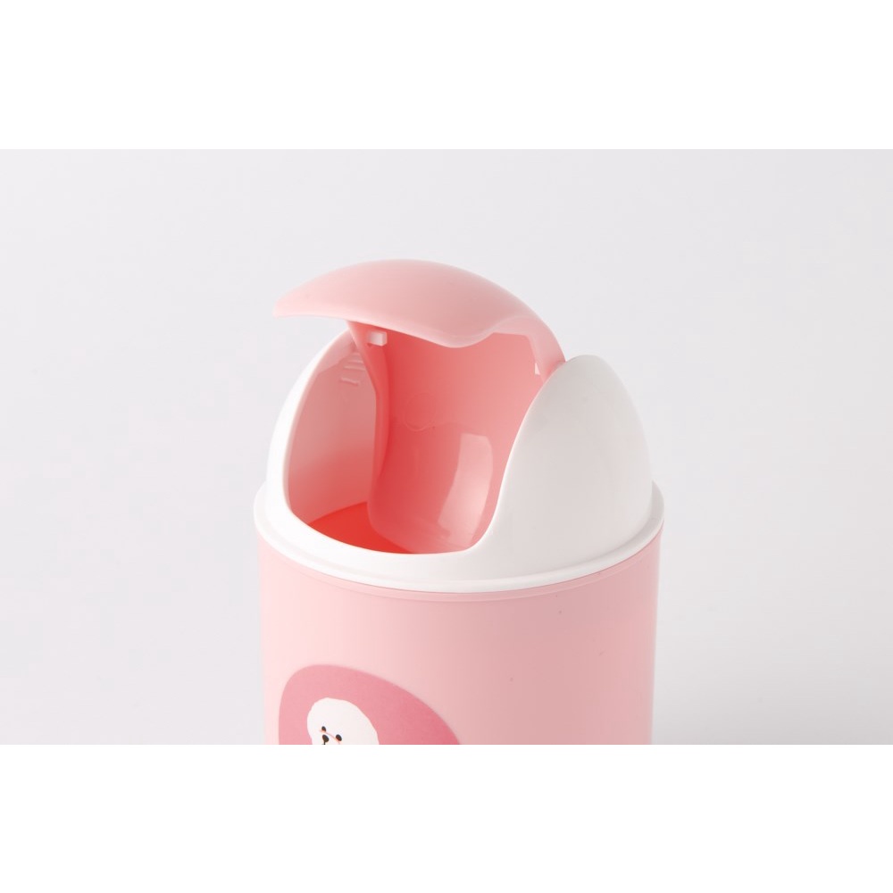 Thùng Rác Mini ARTBOX Hàn Quốc Hình Cún Trắng Xinh Xắn Màu Hồng