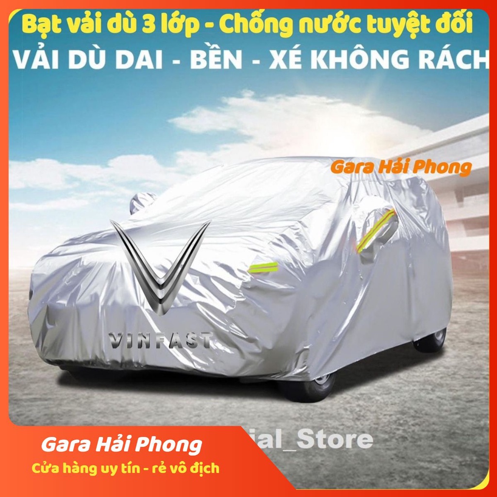 Bạt Phủ Ô Tô Vải Dù VINFAST FADIL, LUX A 2.0, LUX SA 2.0, chống nóng, chống nước tuyệt đối, có phản quang | BigBuy360 - bigbuy360.vn