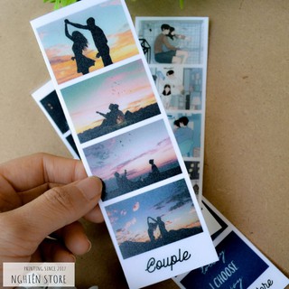 [FREE SHIP] In Ảnh Photostrip Chất Lượng Sắc Nét Ép Nhựa Cao Cấp Thẩm Mỹ