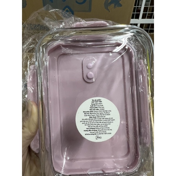 Hộp thuỷ tinh 640ml