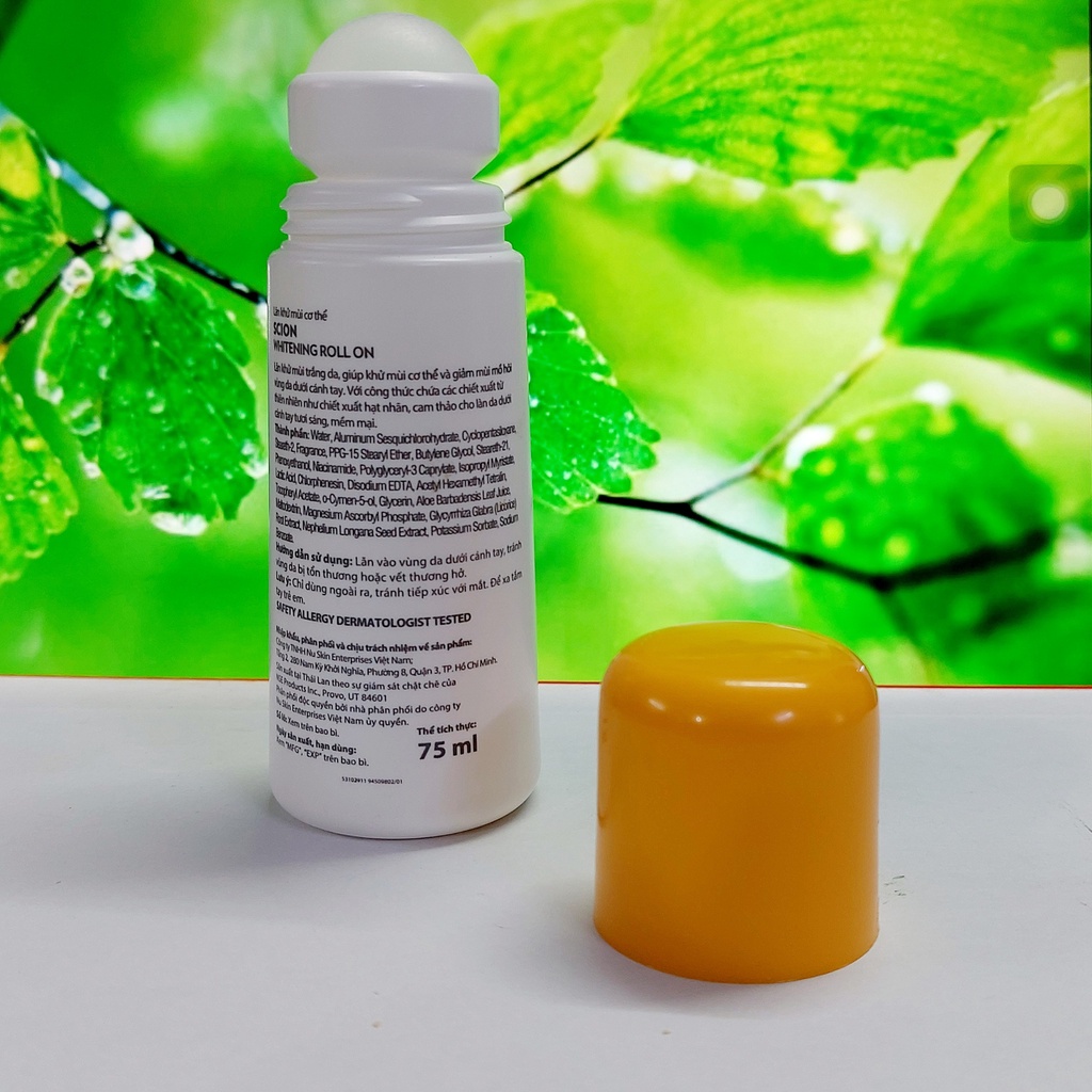 Lăn Khử Mùi Cơ Thể Scion Pure White Roll On Nuskin Ngăn Ngừa Mồ Hôi Nách Lưu Hương Suốt 24h 75ml ( Hàng Chính Hãng )