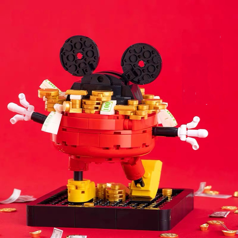 Đồ chơi mô hình lắp ráp SLUBAN nhân vật hoạt hình gấu Pooh/ vịt Donald cho trẻ em