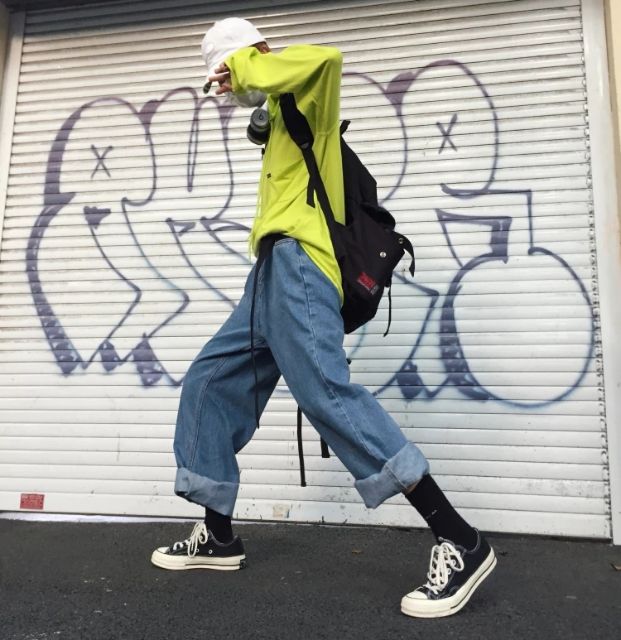 Quần jean bò ống rộng ulzzang Oversize unisex form siêu đẹp cực chất <3