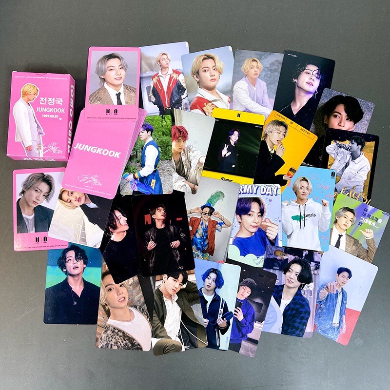 Set 55 lomo card Bts Jungkook